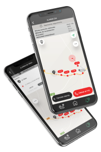 App en modo alarma - KOMOBI MOTO