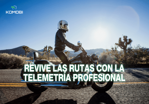 telemetría para 4 rutas en moto por Cataluña