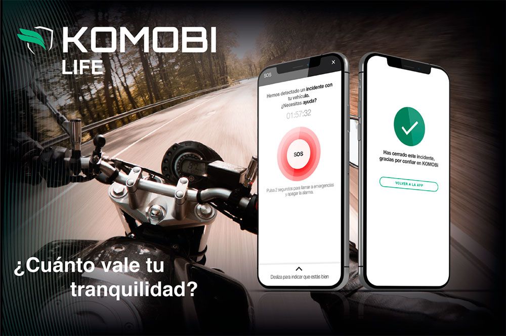 el nuevo servicio de e-Call para los accidentes de motos