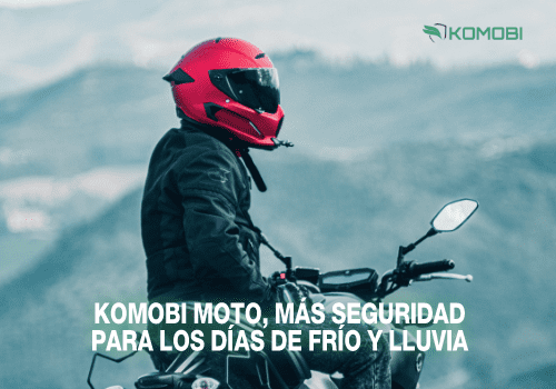 KOMOBI, seguridad en días de frío y lluvia