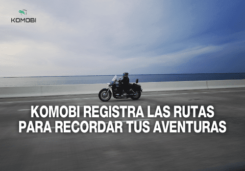 Registro de ruta en moto