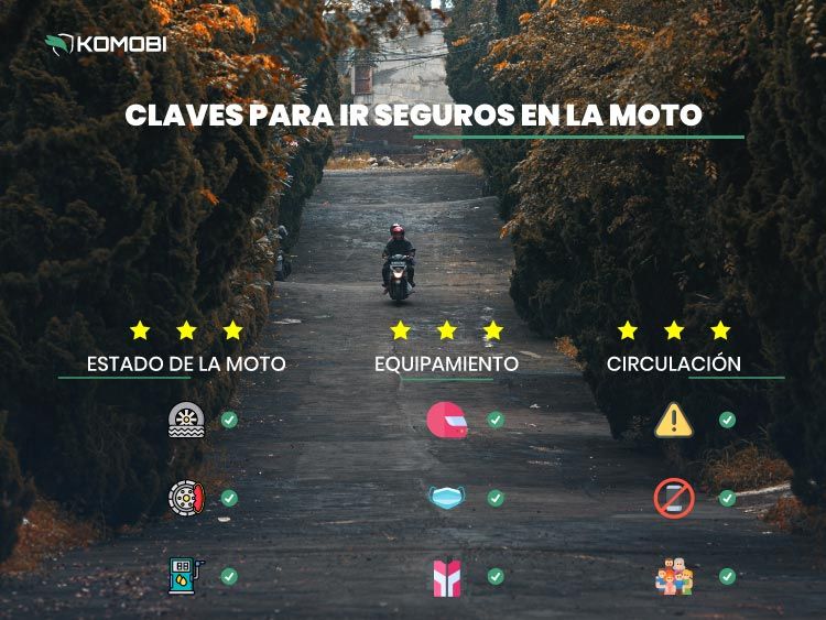 Las claves para ir seguro en moto