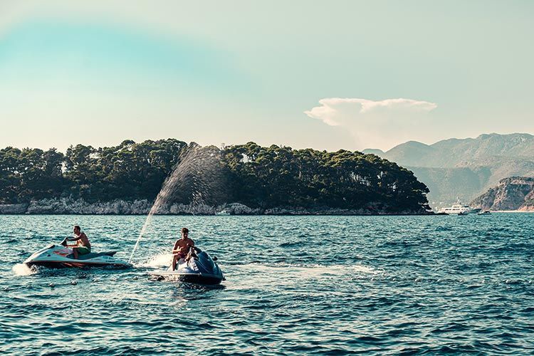 Un entrenamiento en el mar muy exigente