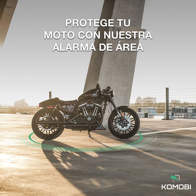 Localiza tu moto al momento con Komobi