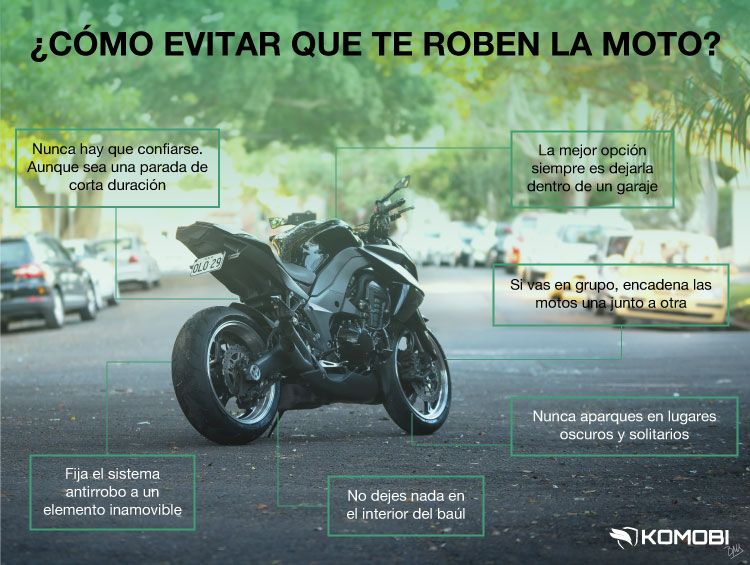 Cómo evitar que te roben la moto?